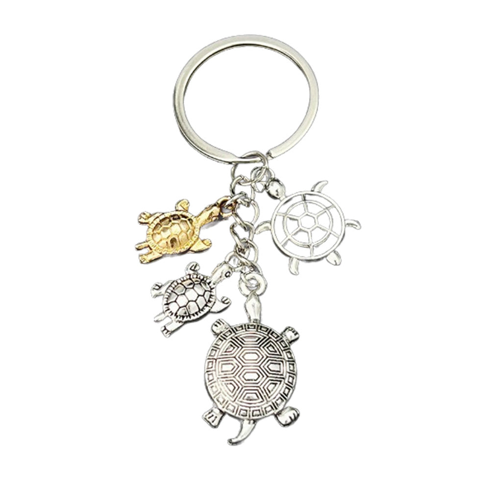 Wholesale turtle car keychain big turtle animal pendant keychain craft small gift