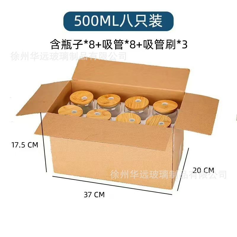 Wholesale 16oz high borosilicate heat-resistant glass cup