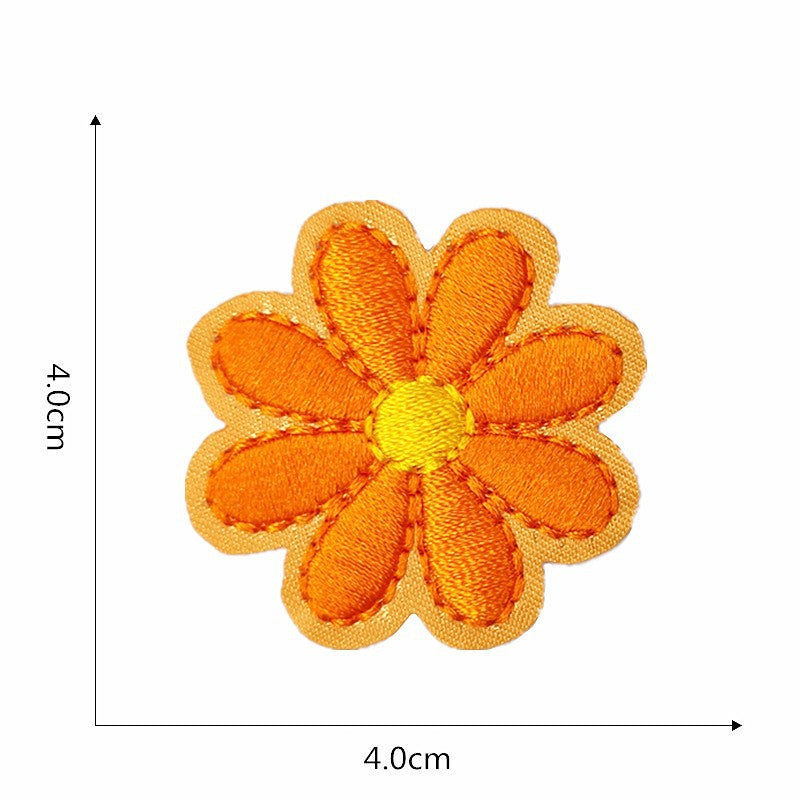Wholesale Cute bee and sunflower embroidery DIY Patches