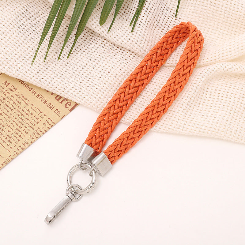 Wholesale Colorful Braided Lanyard Keychain