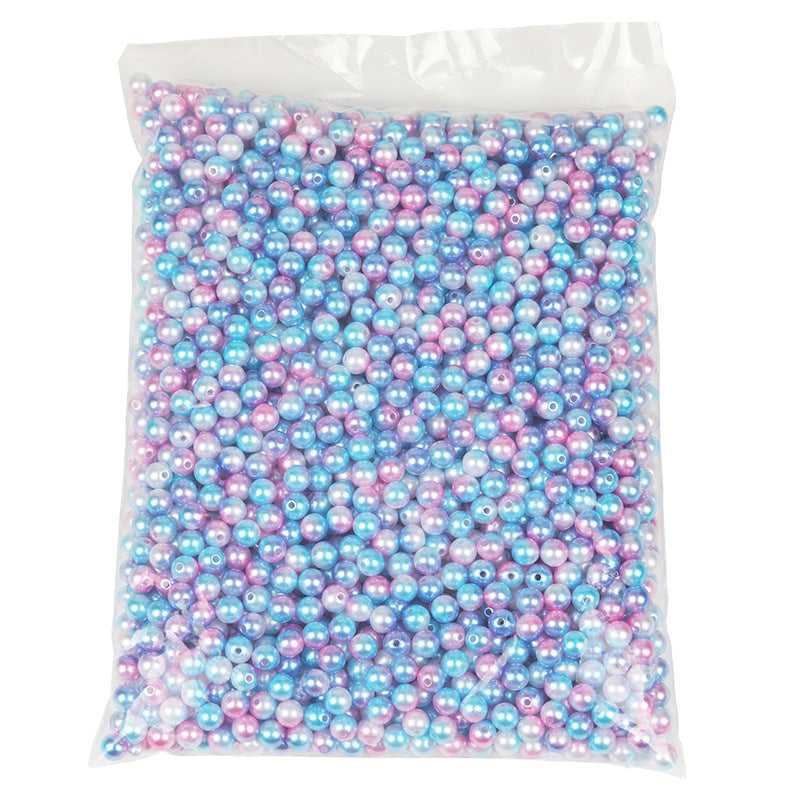 Wholesale 10mm Dual Color Gradient Beads ABS Imitation Pearl DIY Bead Accessories