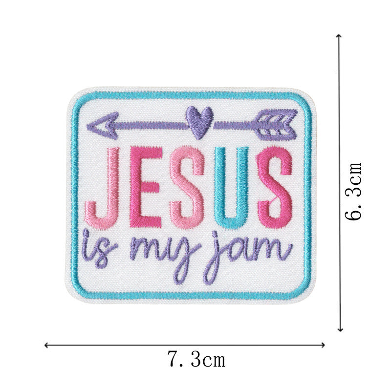 Wholesale Decorative Alphabet Embroidered Patches Set Of 9 For Coats Bags Hats Fashion Accessory Resale Craft Supply