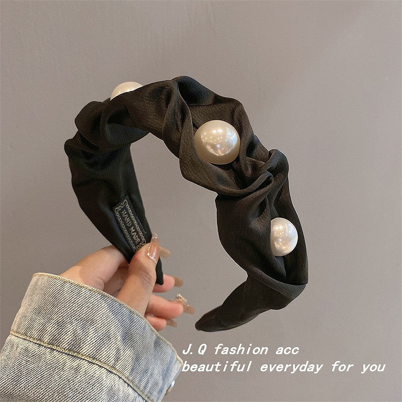 Wholesale Puffy Pleated Fabric Headband