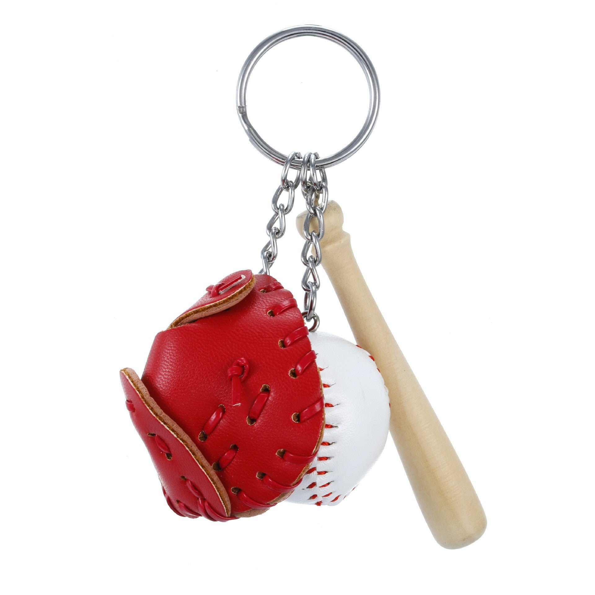 Wholesale PU Baseball Keychains