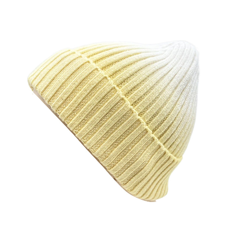 Wholesale Autumn and Winter Gradient Acrylic Wool Hats