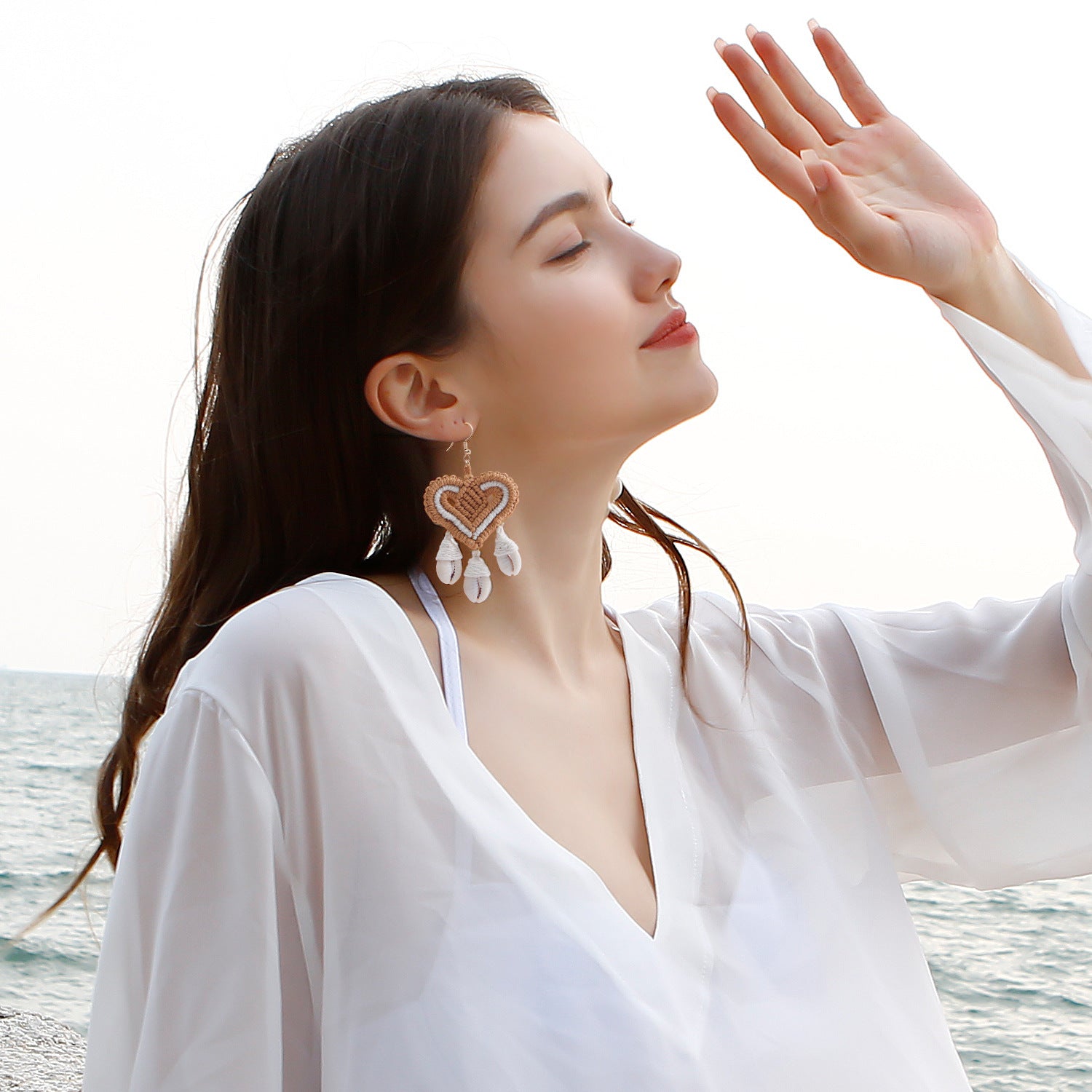 Wholesale Rope Knots Love Earrings