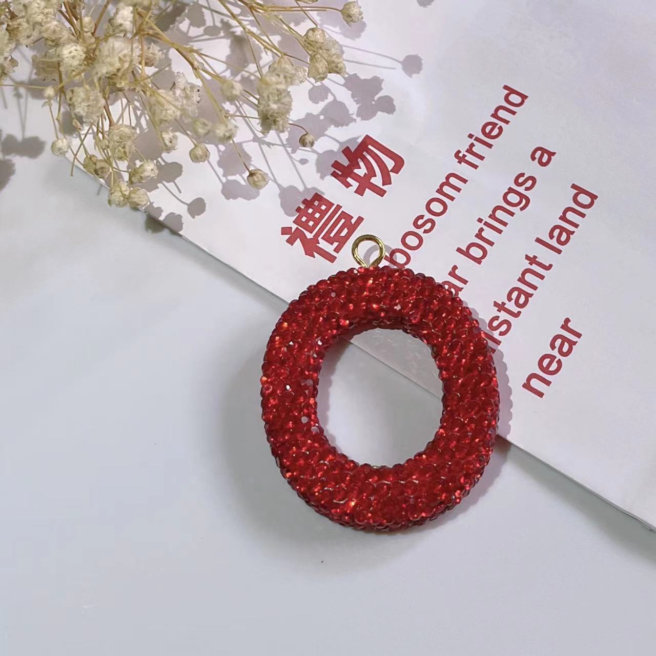 Wholesale Optional Color Letter Car Keychains