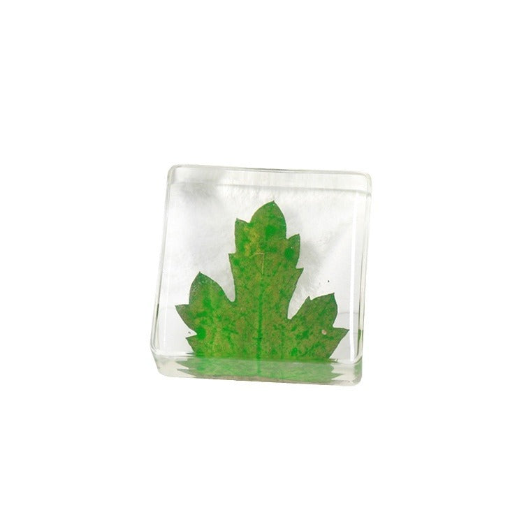 Wholesale 12pcs Resin Dried Flower Specimens Transparent Ornaments