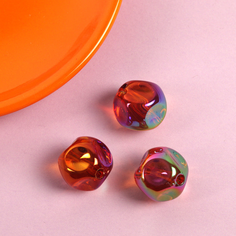 Beads de higos transparentes acrílicos de 100 piezas al por mayor