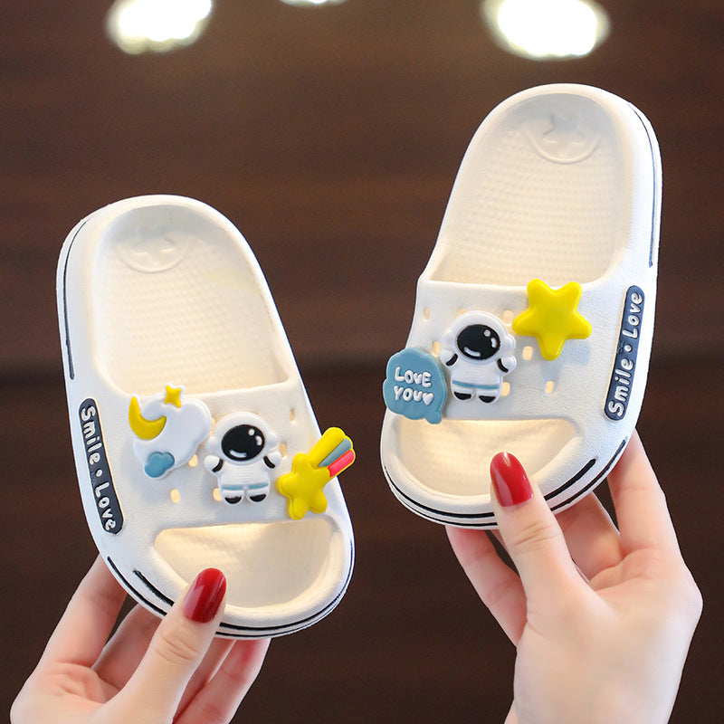 Wholesale Kids Indoor Non-slip Cool Slippers