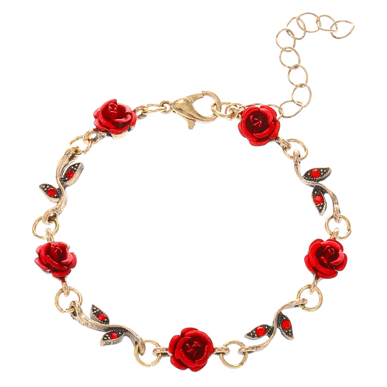 Wholesale Vintage French Rose Alloy Bracelets