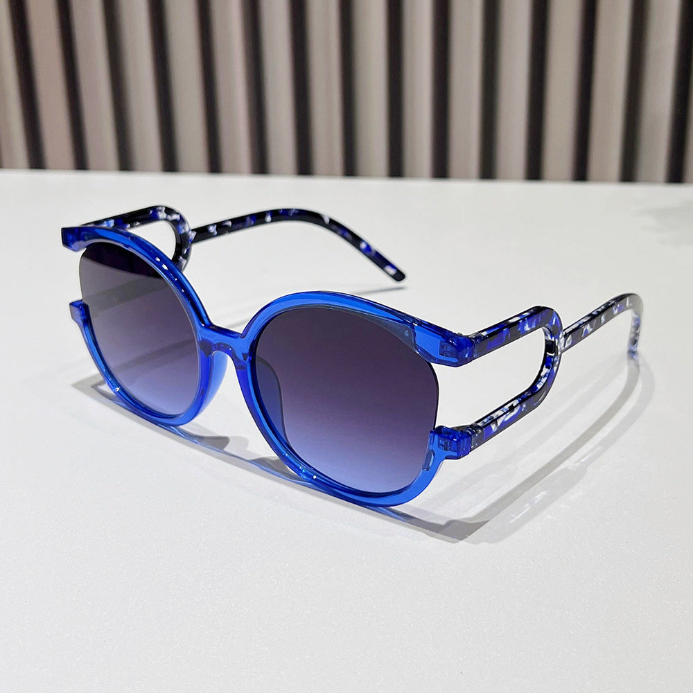 Wholesale Large Frame Y2K Future Style Colorful Fashion Design Sunglasses
