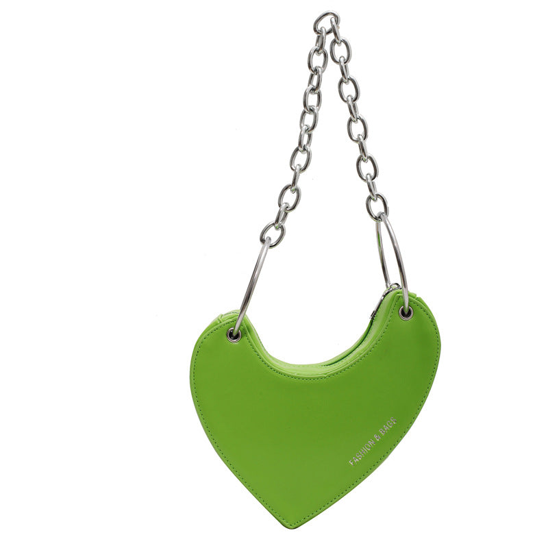 Bolso al por mayor de leopardo PU Heart