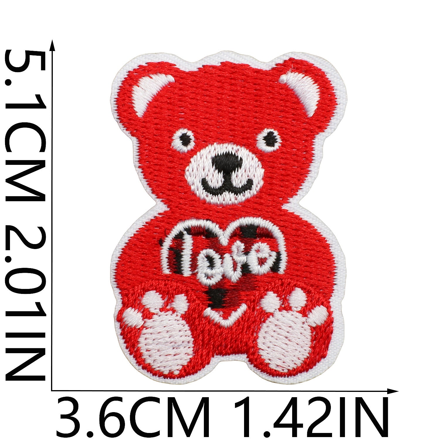 Wholesale Valentine's Day Monster Embroidered Patch FS