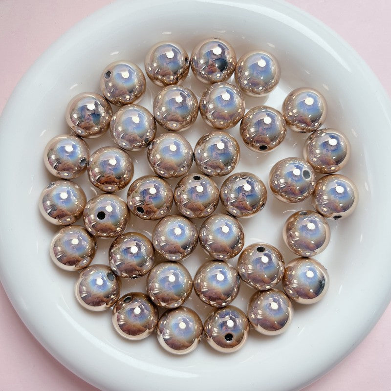 Cuentas acrílicas de agujero recto de láser/láser de láser al por mayor