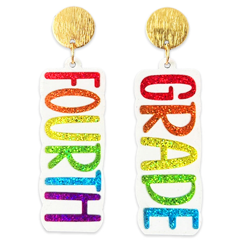 Wholesale New semester colorful earrings