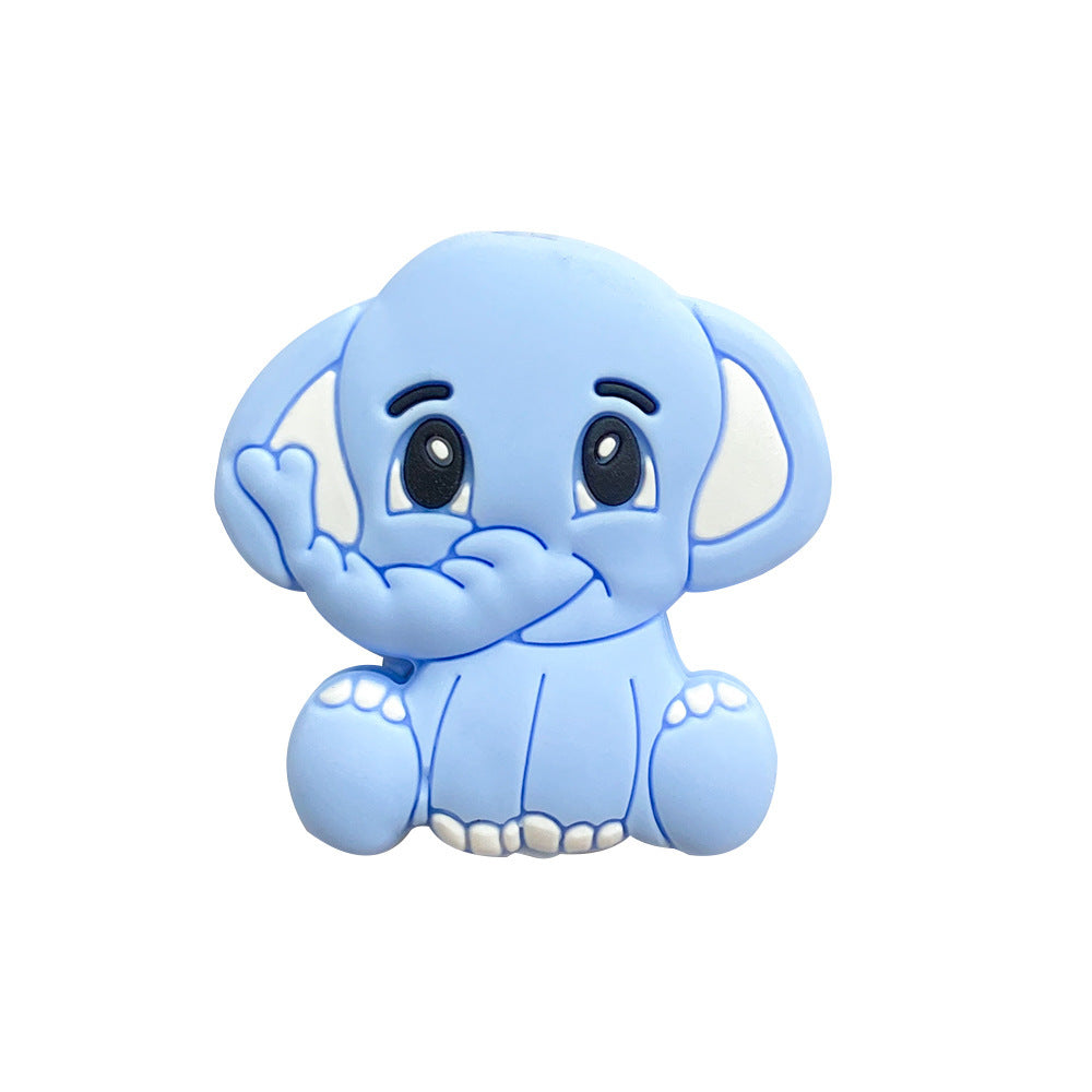 Wholesale 10pcs colorful cartoon elephant animals focal beads