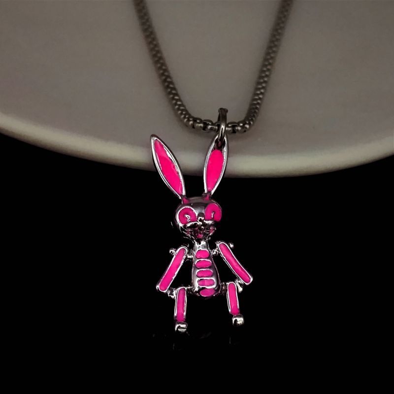 Wholesale Rabbit Luminous Pendant Accessories Alloy  Chain