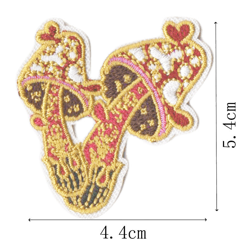 Wholesale Mushroom Embroidery Patches Set Of 14 Iron On DIY Decorative Accent For Clothing Resale