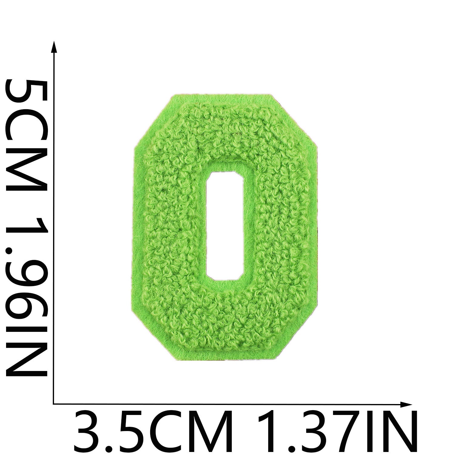 Wholesale Embroidered fabric patch hat and bag decoration A-Z English letter  DIY Patches