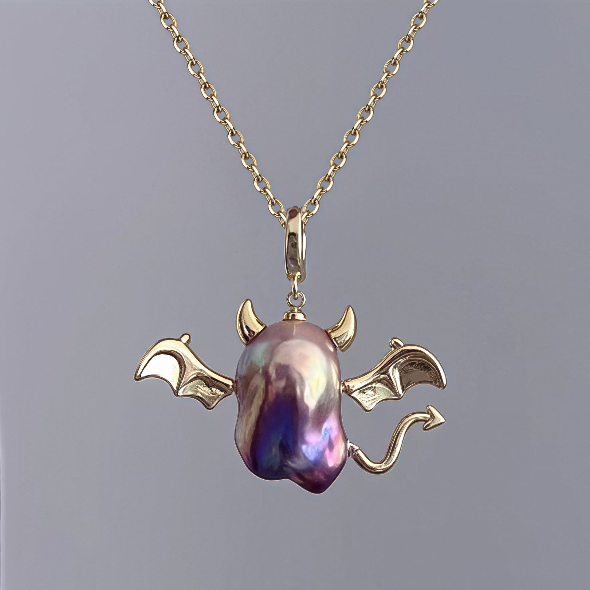 Wholesale Pearl Love Wings Devil Angel Alien Star Pendant