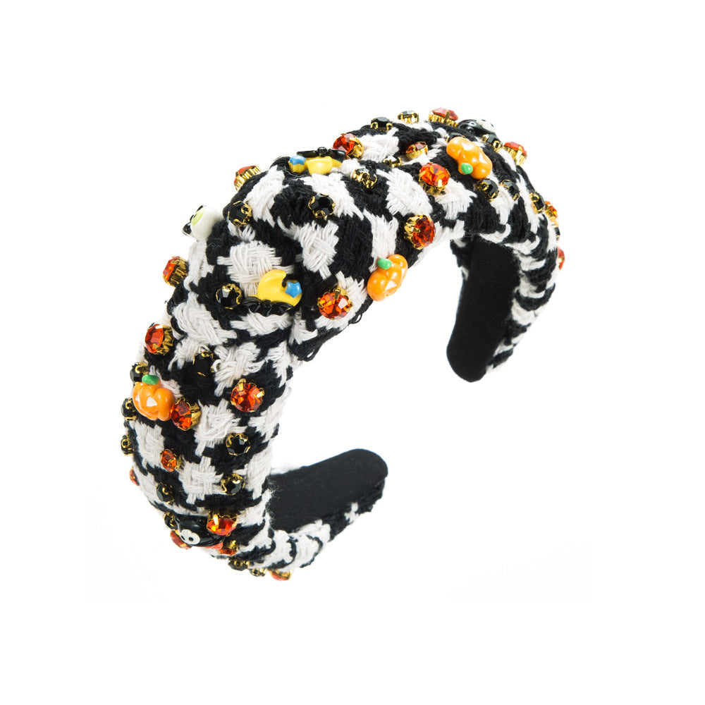 Wholesale New Halloween Headband Personality Pumpkin Grimace Decorate Headband