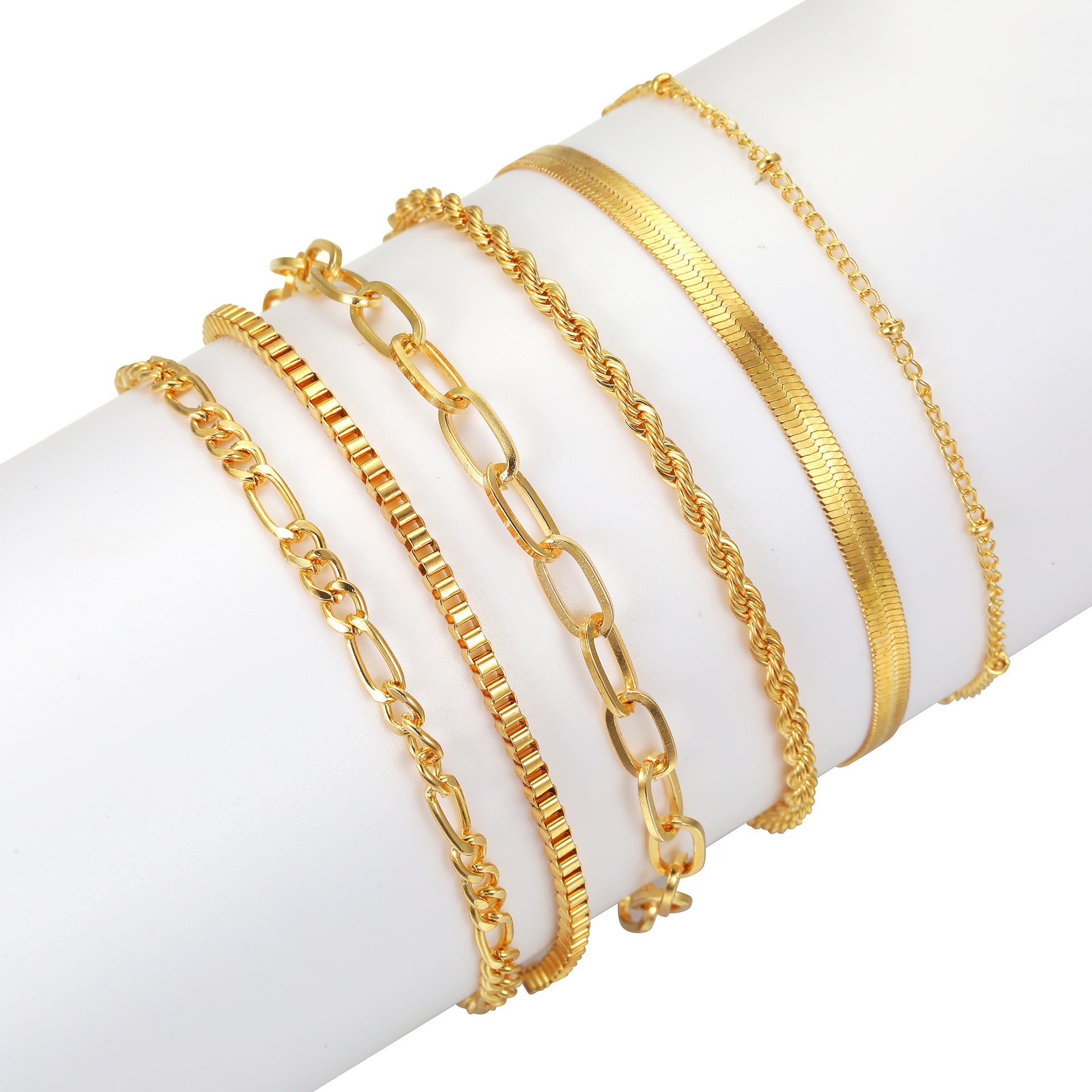 Wholesale Bohemian Metal Chain 6-Piece Set Multilayer Chain