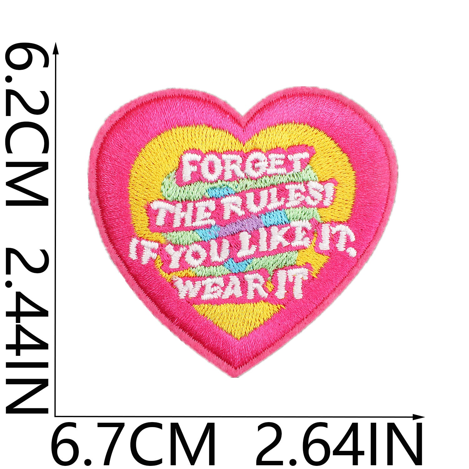 Wholesale Girl's Pink Decorative Embroidered Cloth Sticker