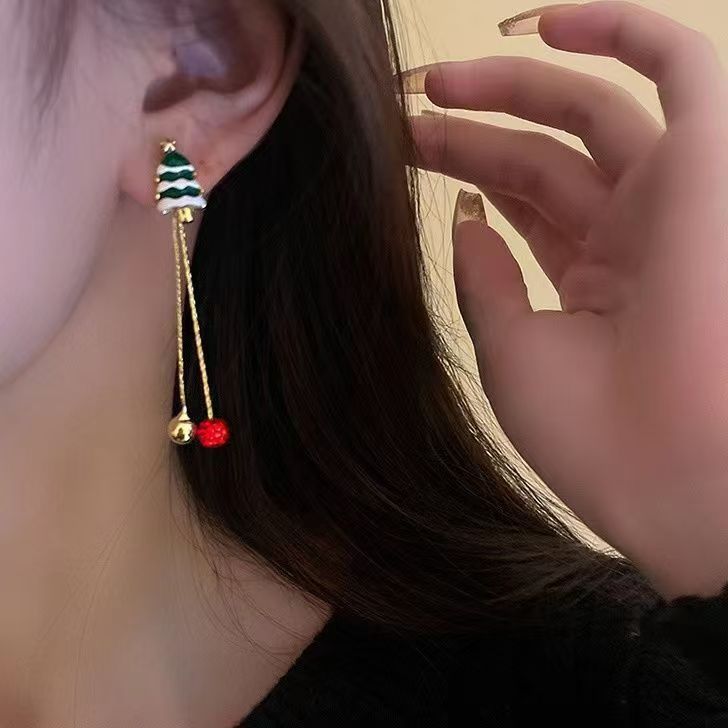 Wholesale Christmas Series Climbing  Earrings