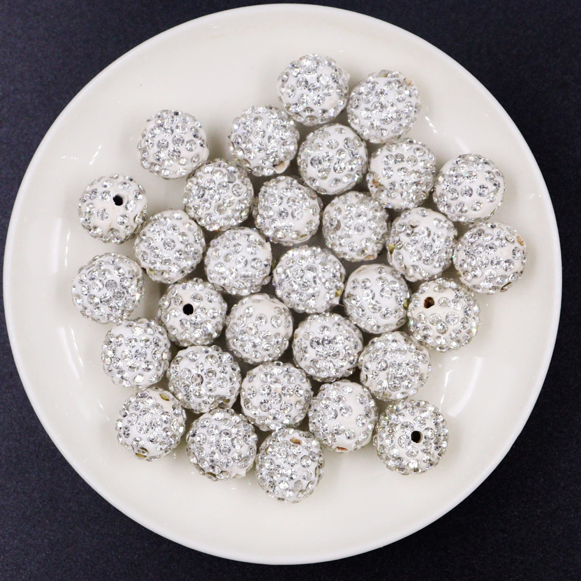 Wholesale 100pcs 8mm-12mm  Diamond Balls Handmade Diy Beads