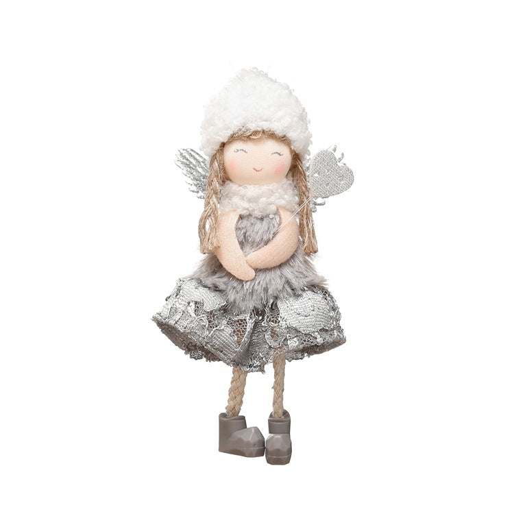 Wholesale Lace Angel Doll Christmas Tree Small Pendants