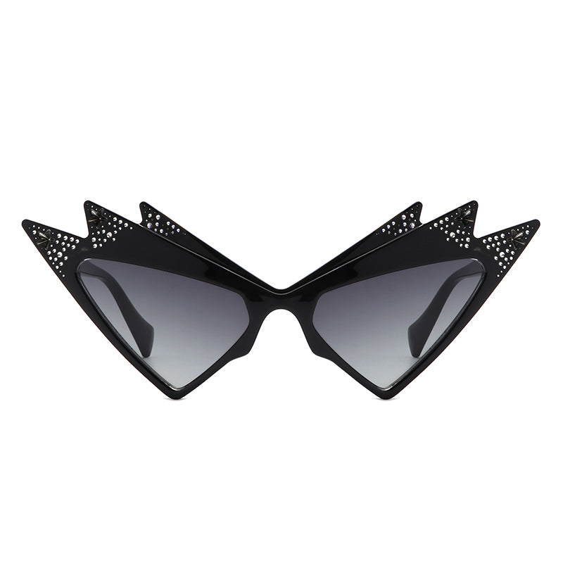 Wholesale Diamond Inlaid Butterfly PC Sunglasses