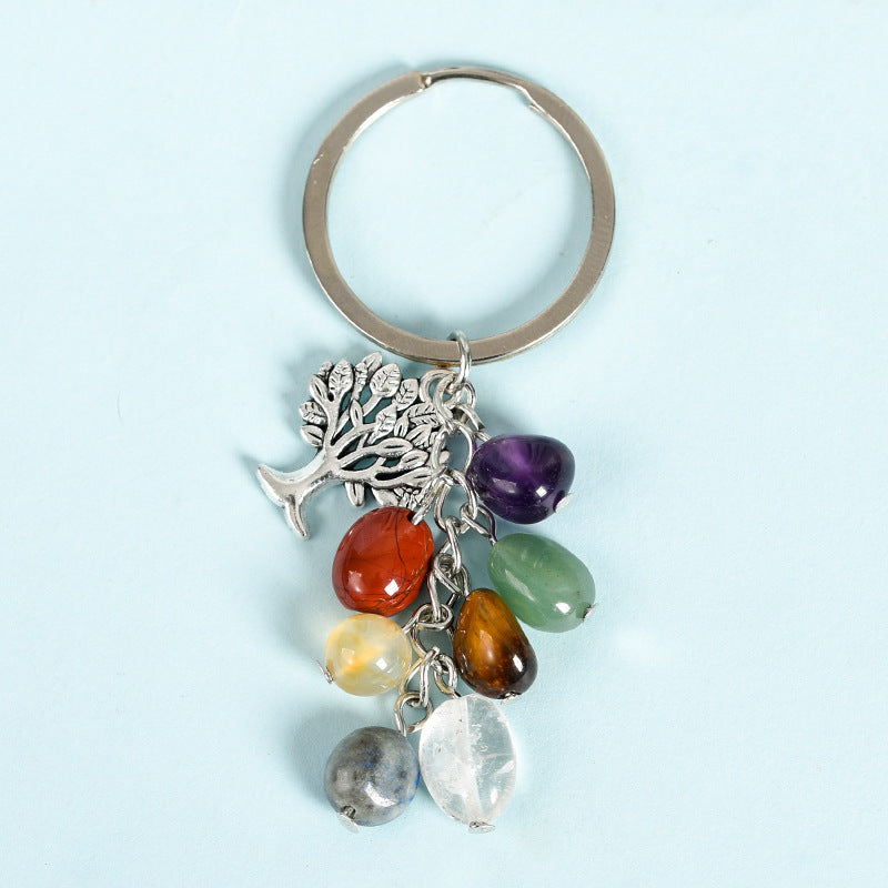 Wholesale Tree of Life Crystal Keychain