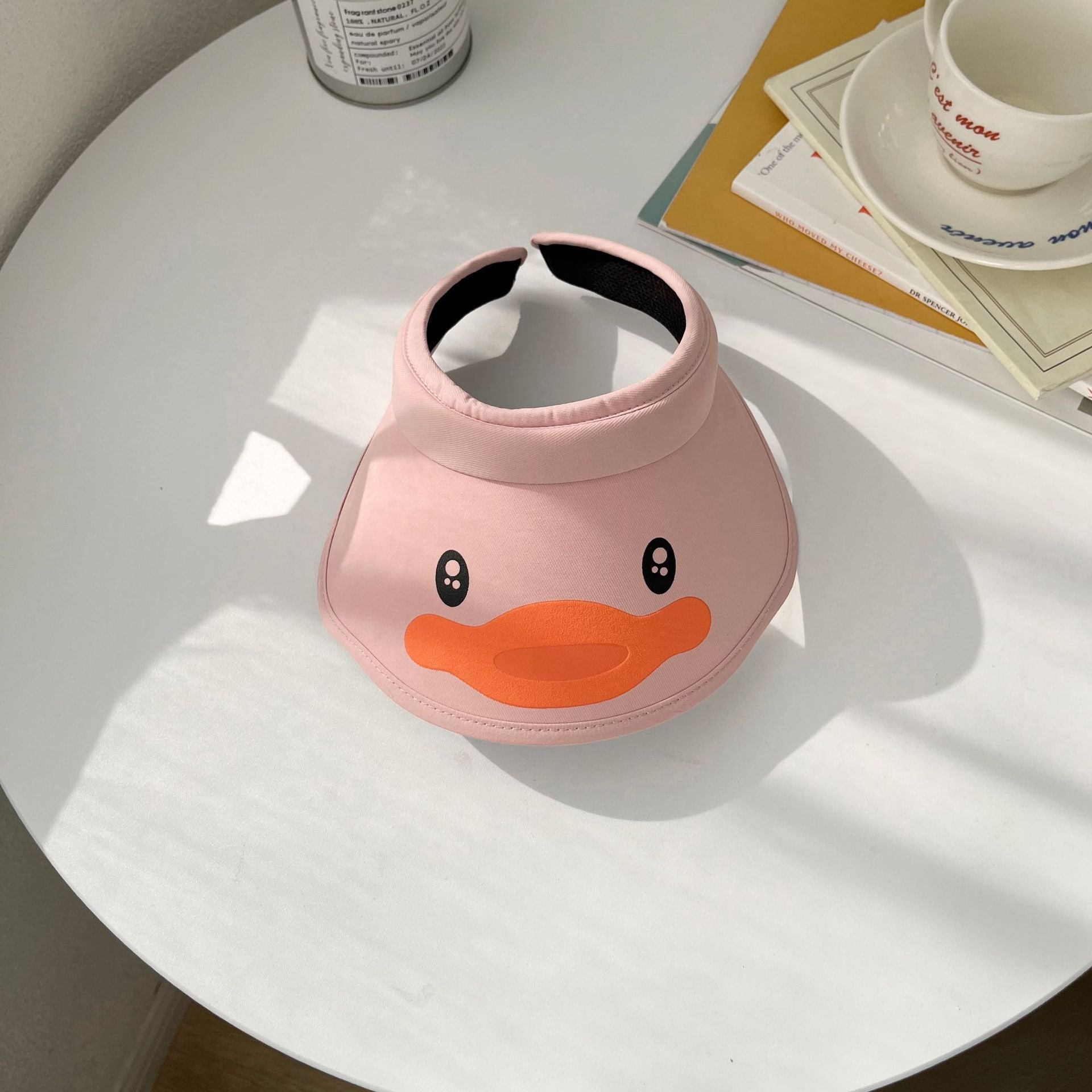 Summerante de verano de algodón para niños dibujos animados de pato amarillo