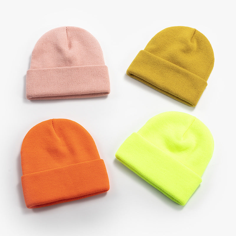Wholesale Autumn and winter hat solid color Beanie