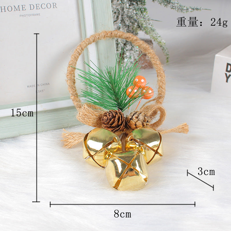 Wholesale Christmas Tree Pendants Bell Accessories Pendants Christmas Decorations