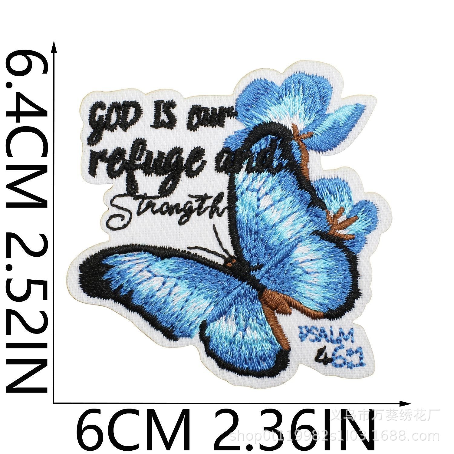 Wholesale Inspirational Embroidered Patch Alphabet Motto Clothing Decorative Accent For Resale