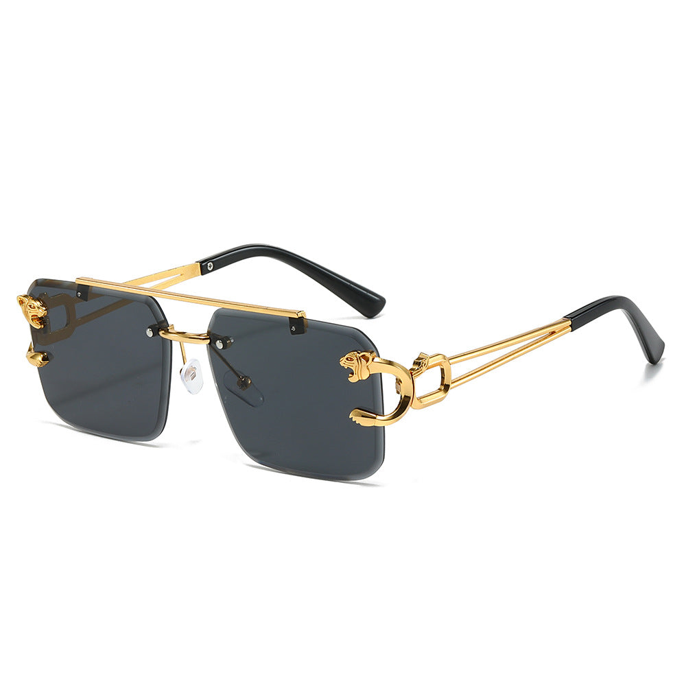 Wholesale Trimmed Square Frameless Fashion Sunglasses