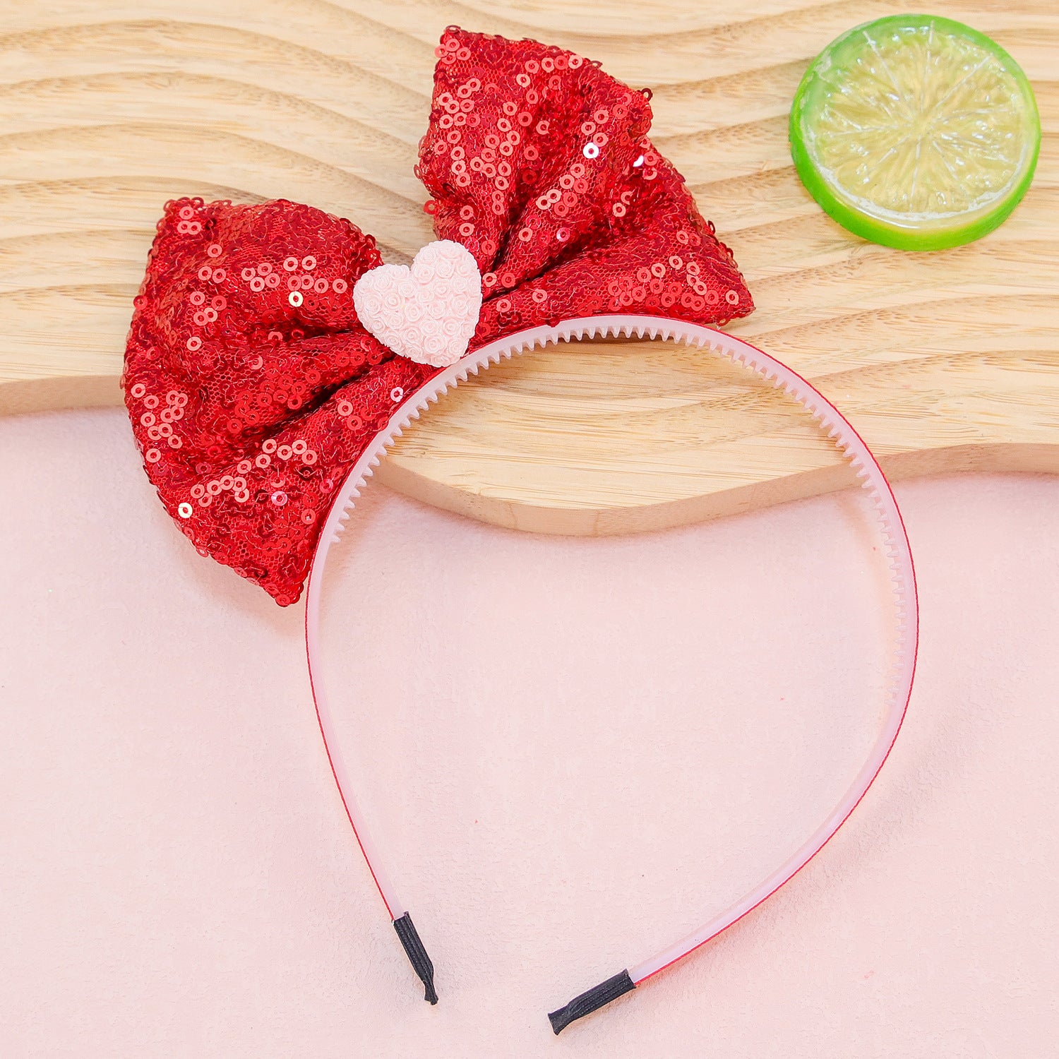 Wholesale Valentine's Day Extra Large Three-dimensional Bow Love Pattern Headband