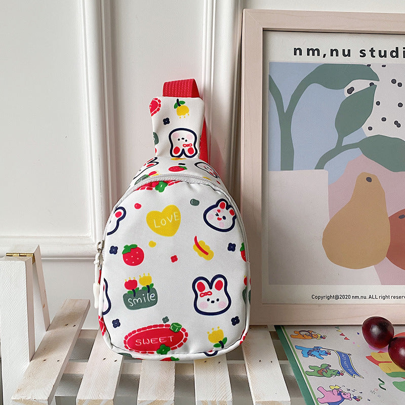 Wholesale soft girl preppy chest bag