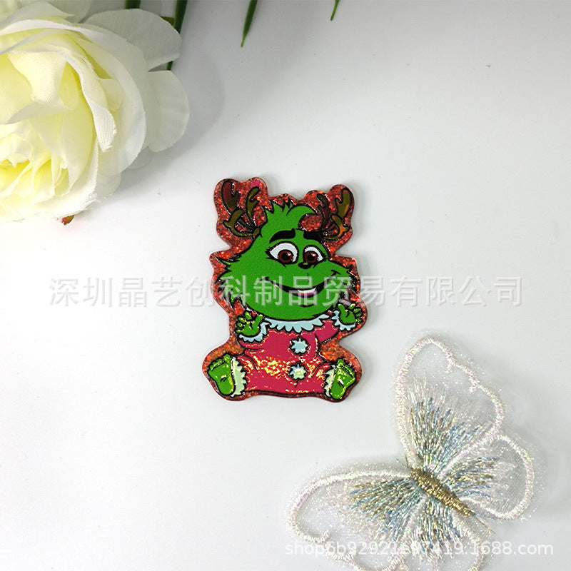 Wholesale 10pcs/ pack Acrylic DIY Accessories and Jewelry  Christmas Series