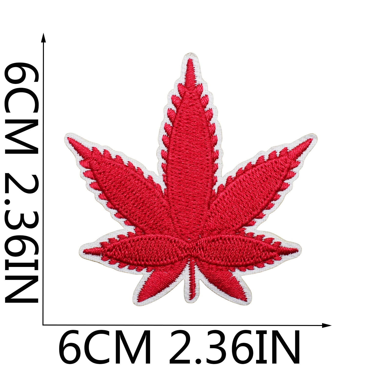 Wholesale Stylish Embroidered Maple Leaf Patch For Teen Girls Clothing Decorative Accent DIY Craft Supply