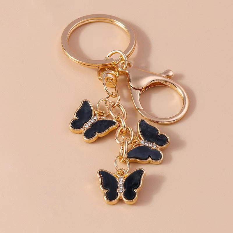 Wholesale Zinc Alloy Butterfly Keychain