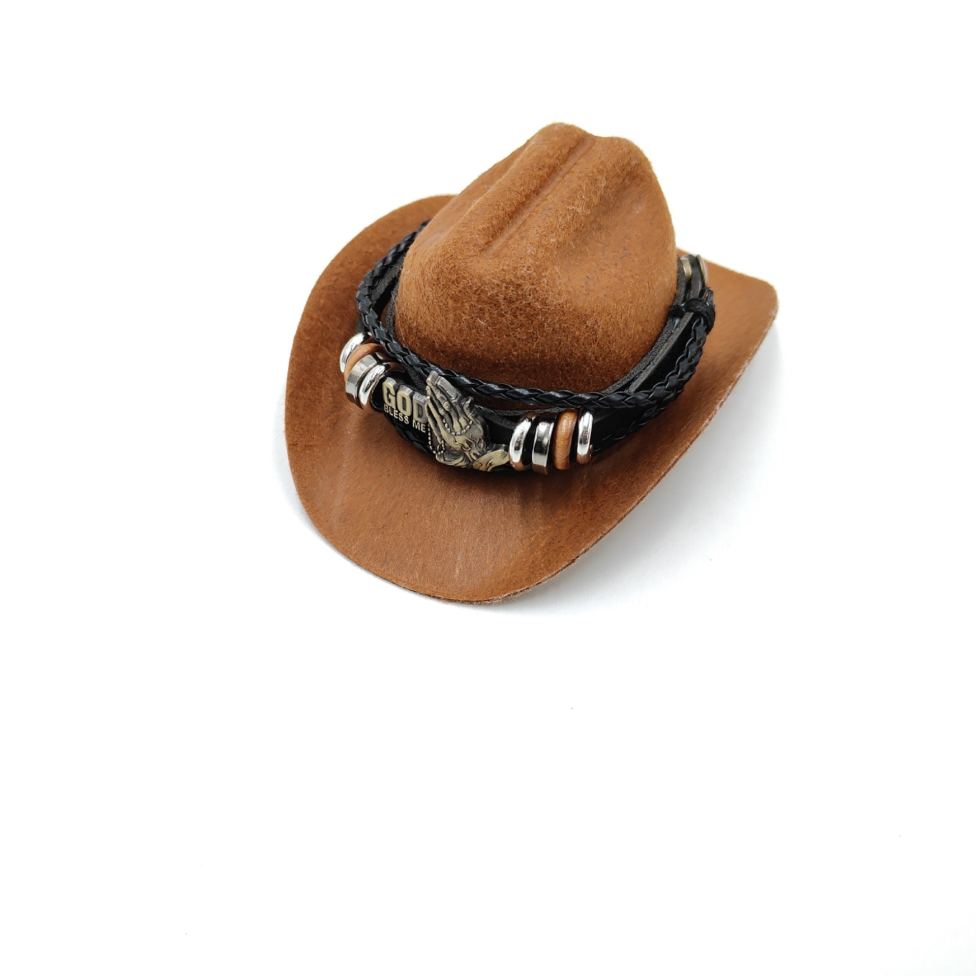 Wholesale Gentleman Cowboy Hat Mini Doll Accessories