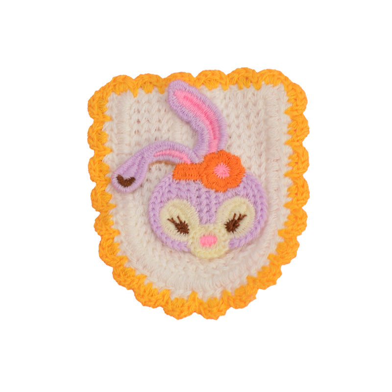 Wholesale Cute Cartoon Embroidered Fabric Patches With Floral And Fruit Designs For Clothing And Bags