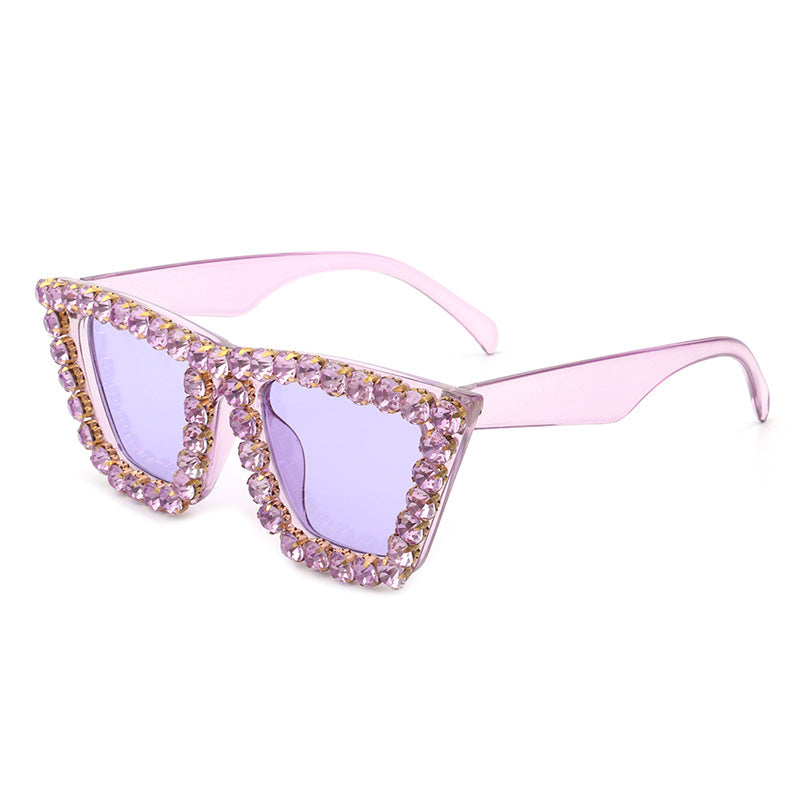 Wholesale Rhinestone Box PC Sunglasses