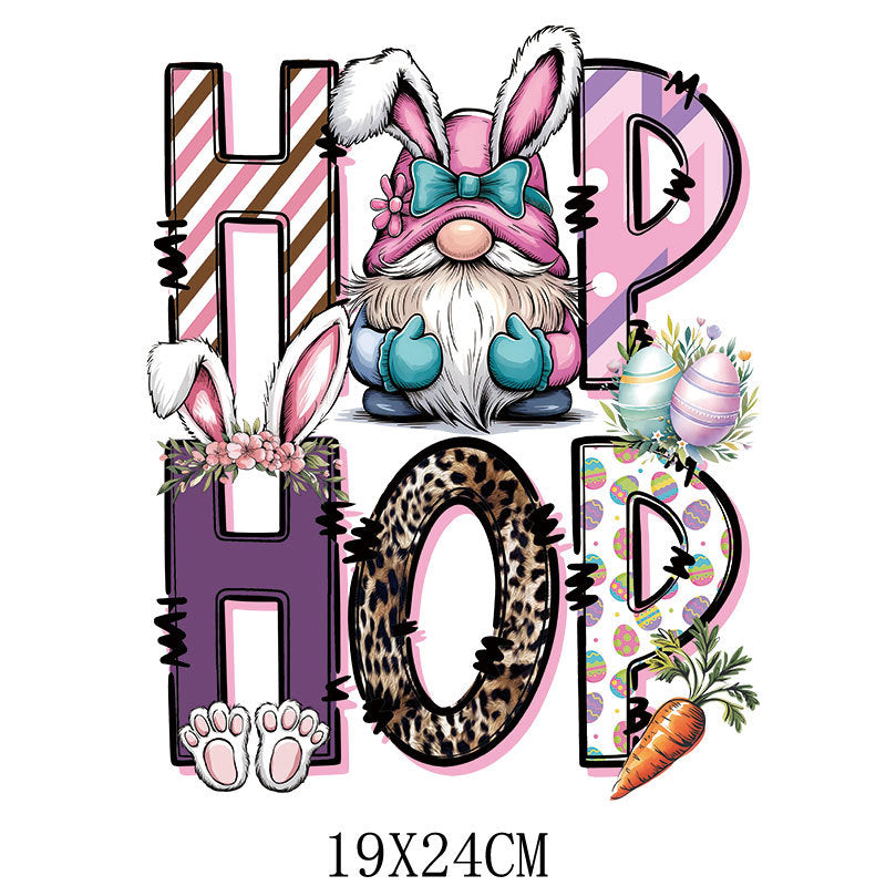 Wholesale 10pcs Easter Rabbit Radish UV DTF Ready to Press Transfers Wrap