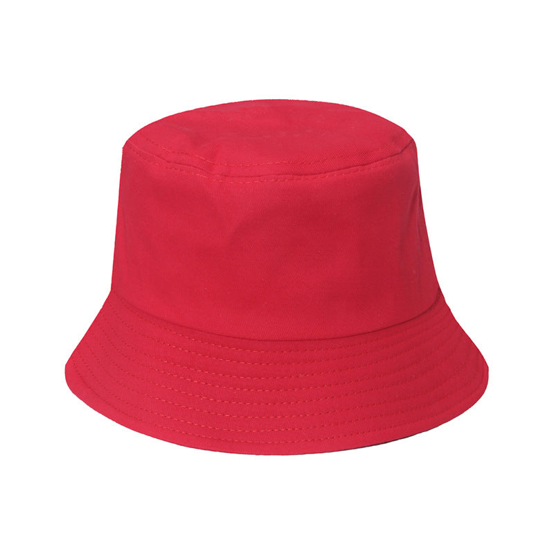 Wholesale Solid Color Fisherman Hat Simple Sunshade Outdoor Sun Protection Polyester Sun Hat