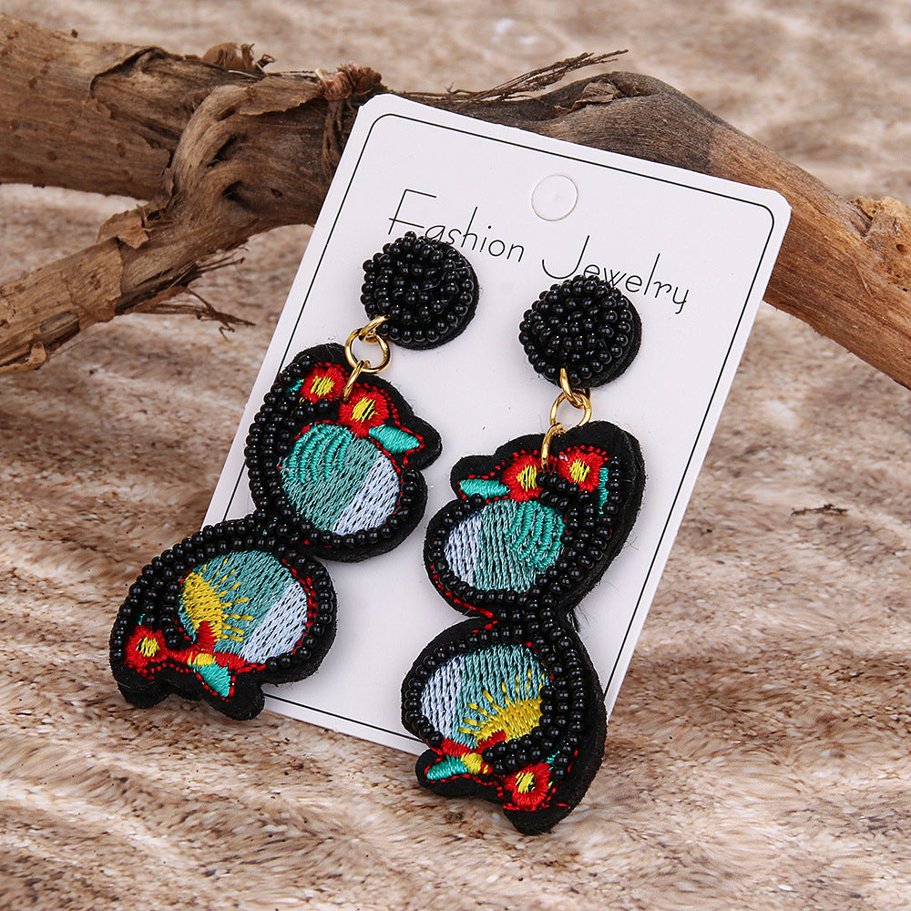Wholesale Bohemian Handwoven Sunglasses and Bead Earrings