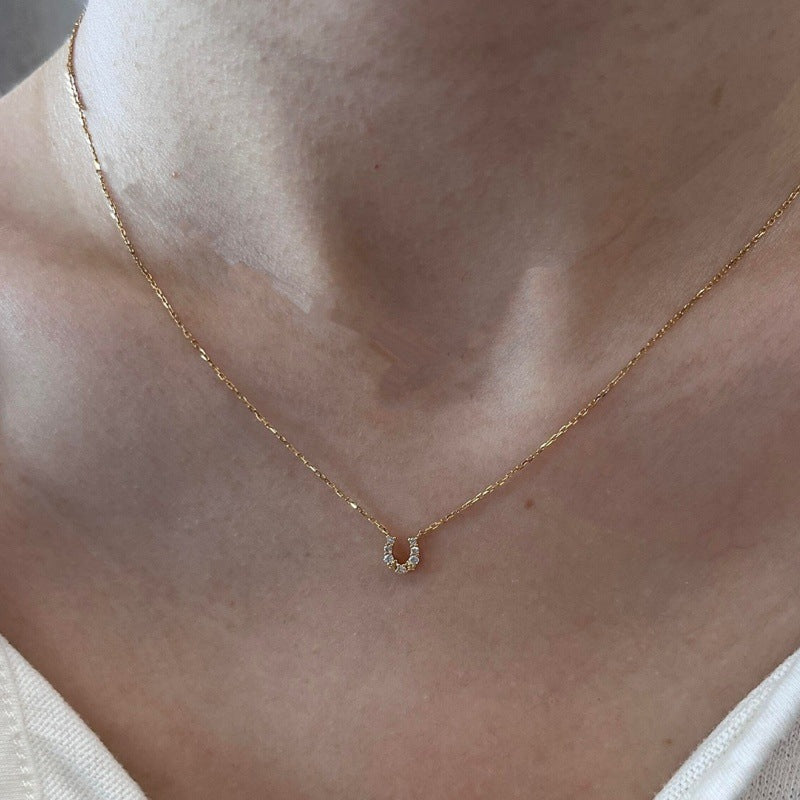 Wholesale Layered Light Luxury Fine Mini Cross Pendant Necklace